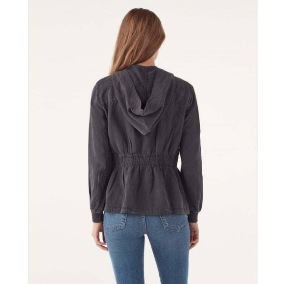 SPLENDID Alton Anorak gray military jacket linen blend - Picture 2 of 12